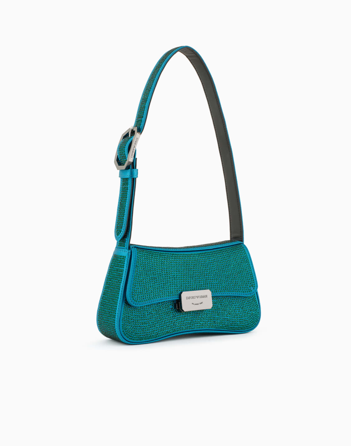 satin-shoulder-bag-with-rhinestones-green--emporio-armani