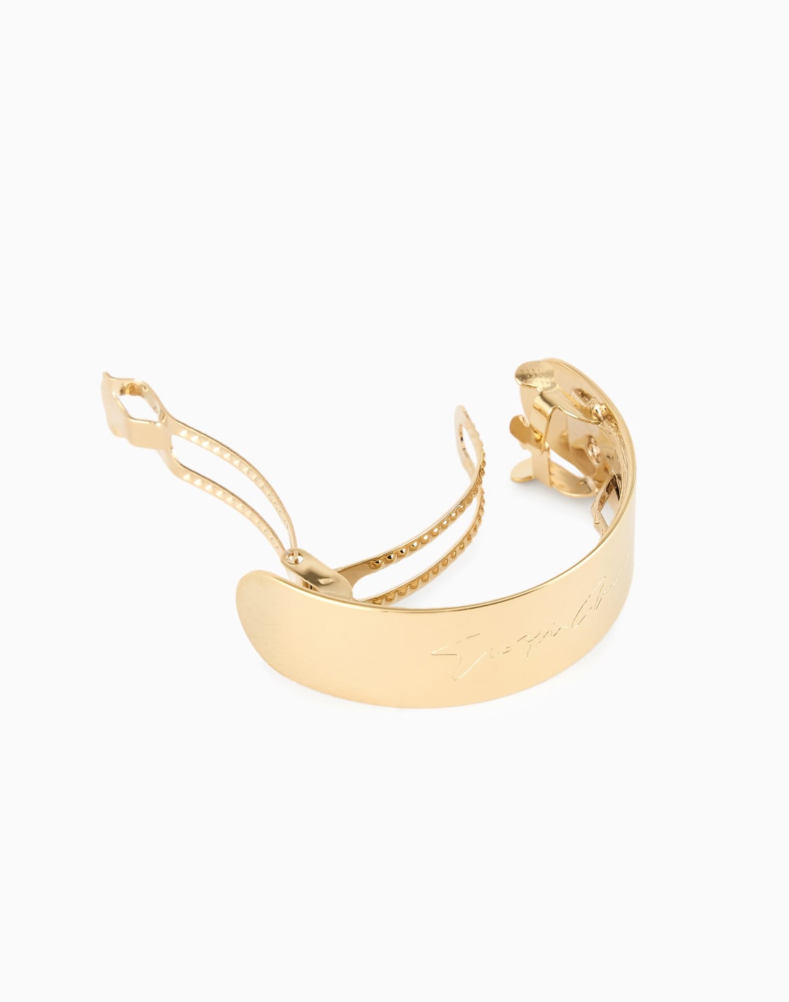 haarklammer-aus-metall-mit-logo-schriftzug-goldfarben--giorgio-armani