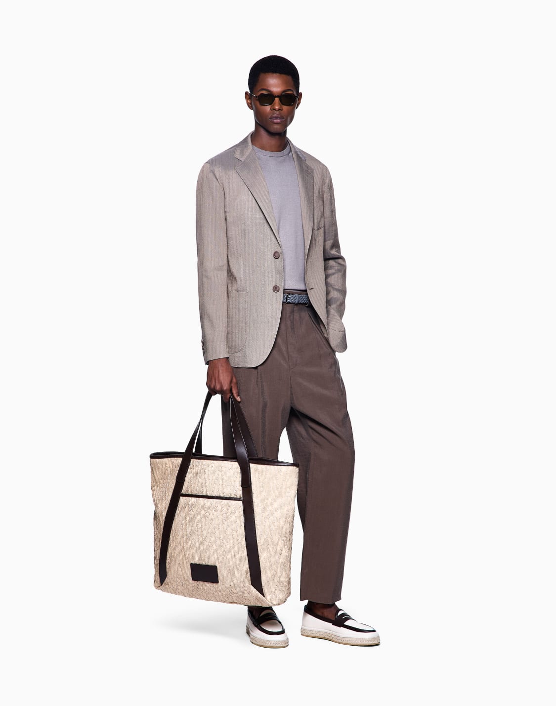 short-sleeved-crew-neck-jumper-in-silk-and-cotton-beige--giorgio-armani