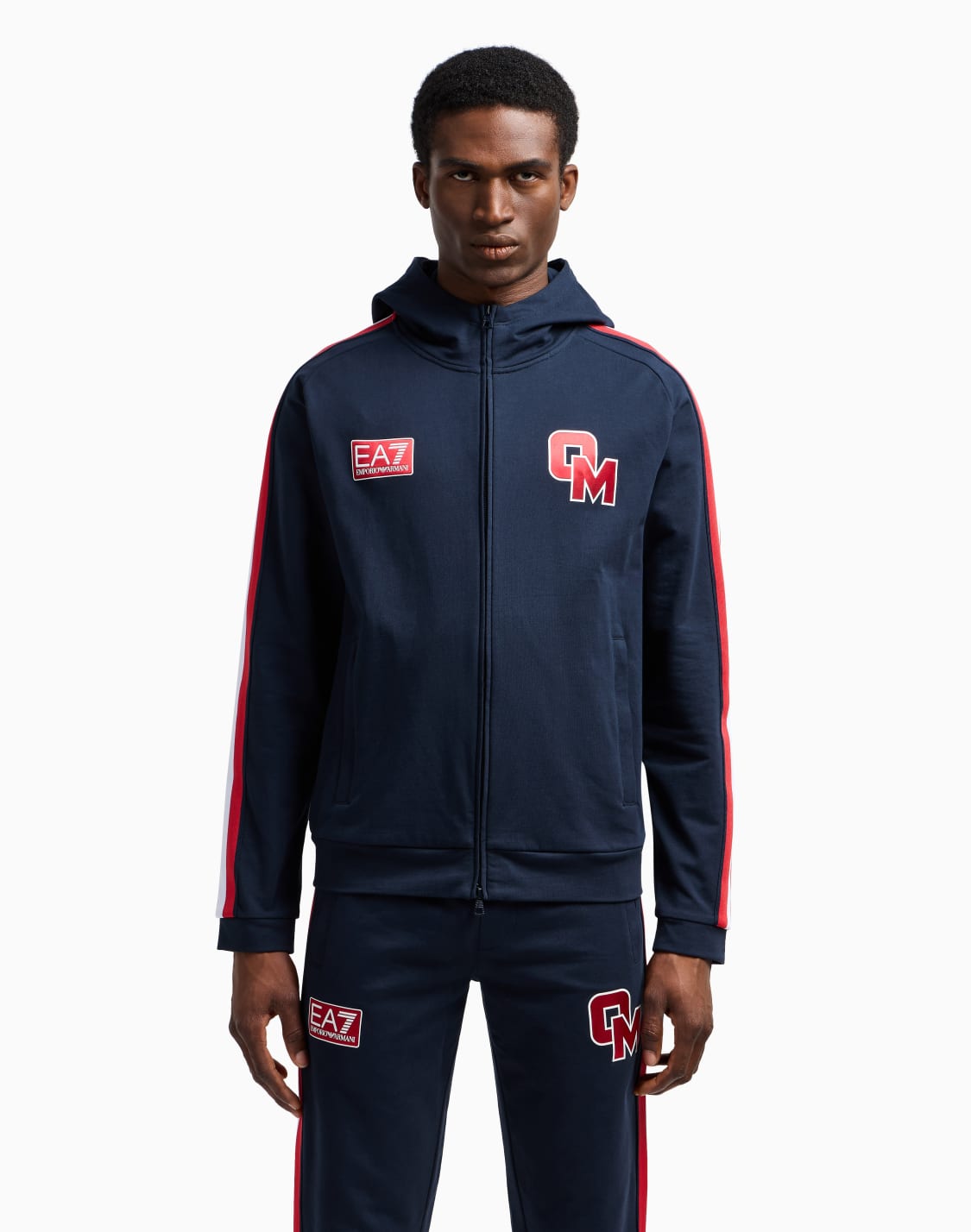 olimpia-milano-sweat-capuche-en-coton-bleu-marine--ea7
