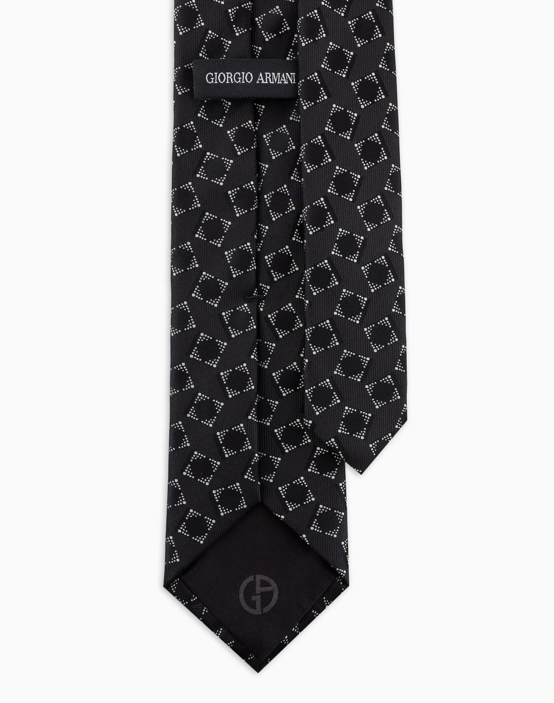 krawatte-aus-seiden-jacquard-schwarz--giorgio-armani