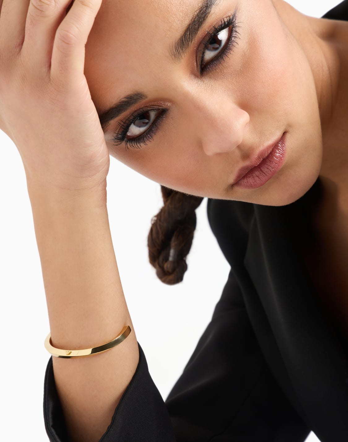 gold-tone-brass-bangle-bracelet-multicoloured--emporio-armani