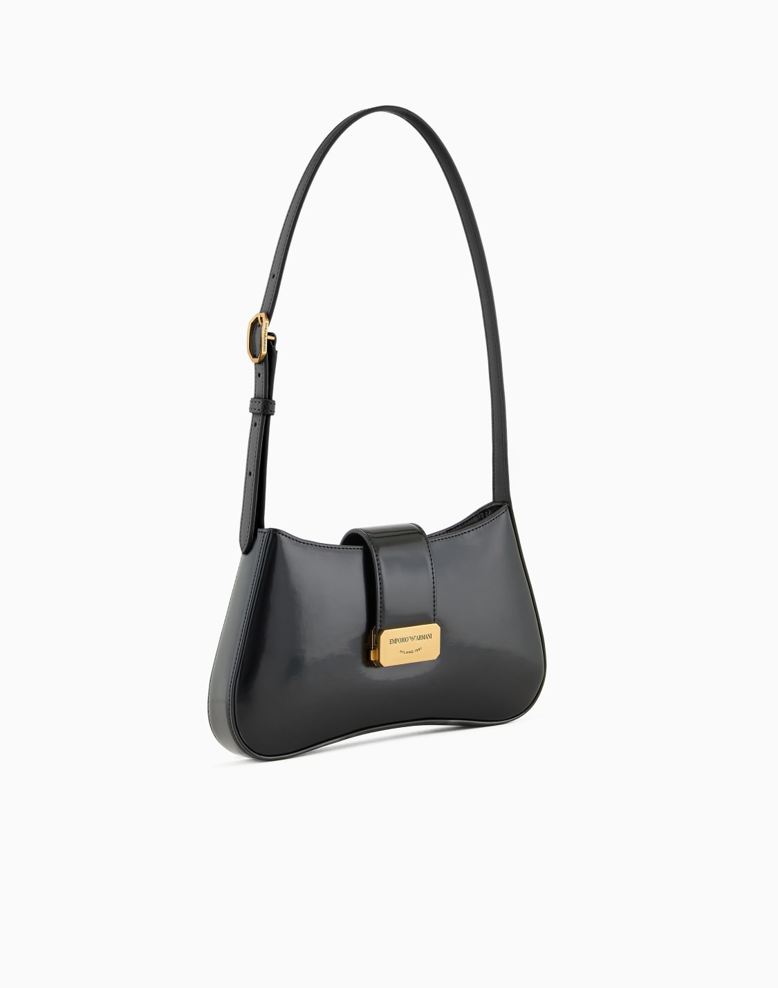hobo-shoulder-bag-with-logo-buckle-black--emporio-armani