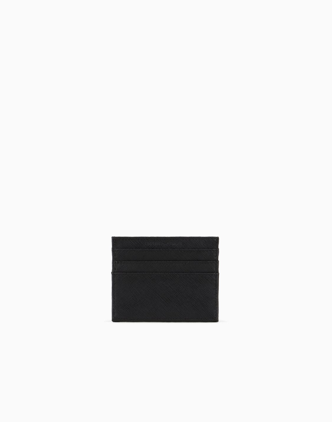 asv-regenerated-saffiano-leather-card-holder-with-eagle-plate-black--emporio-armani