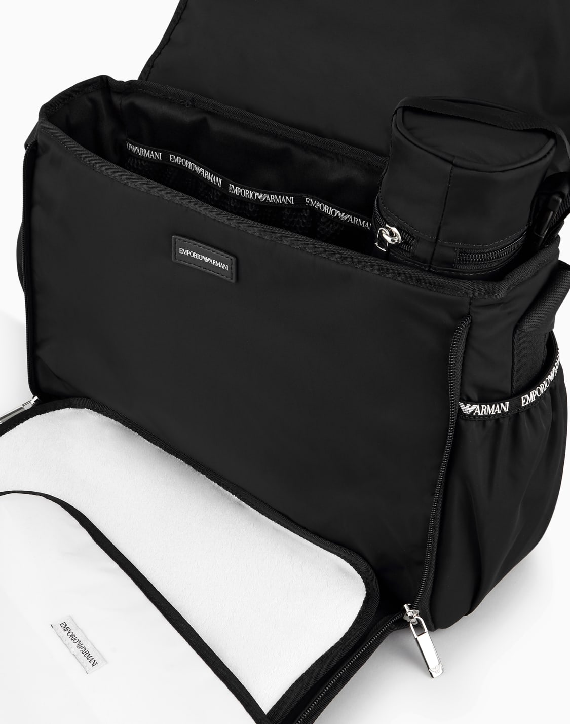 set-mummy-bag-con-placchetta-aquila-nero--emporio-armani