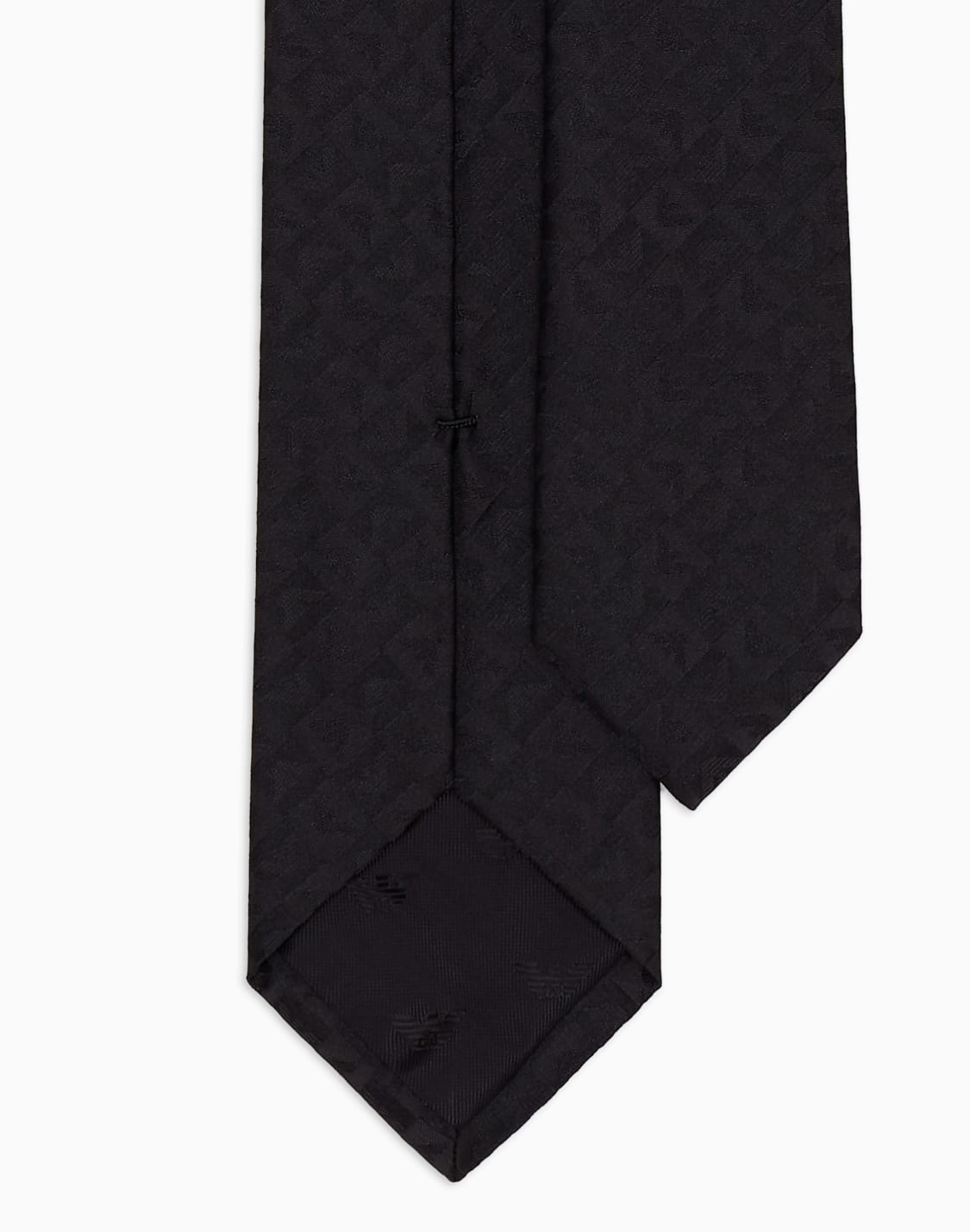 pure-silk-eagle-and-check-jacquard-tie-black--emporio-armani