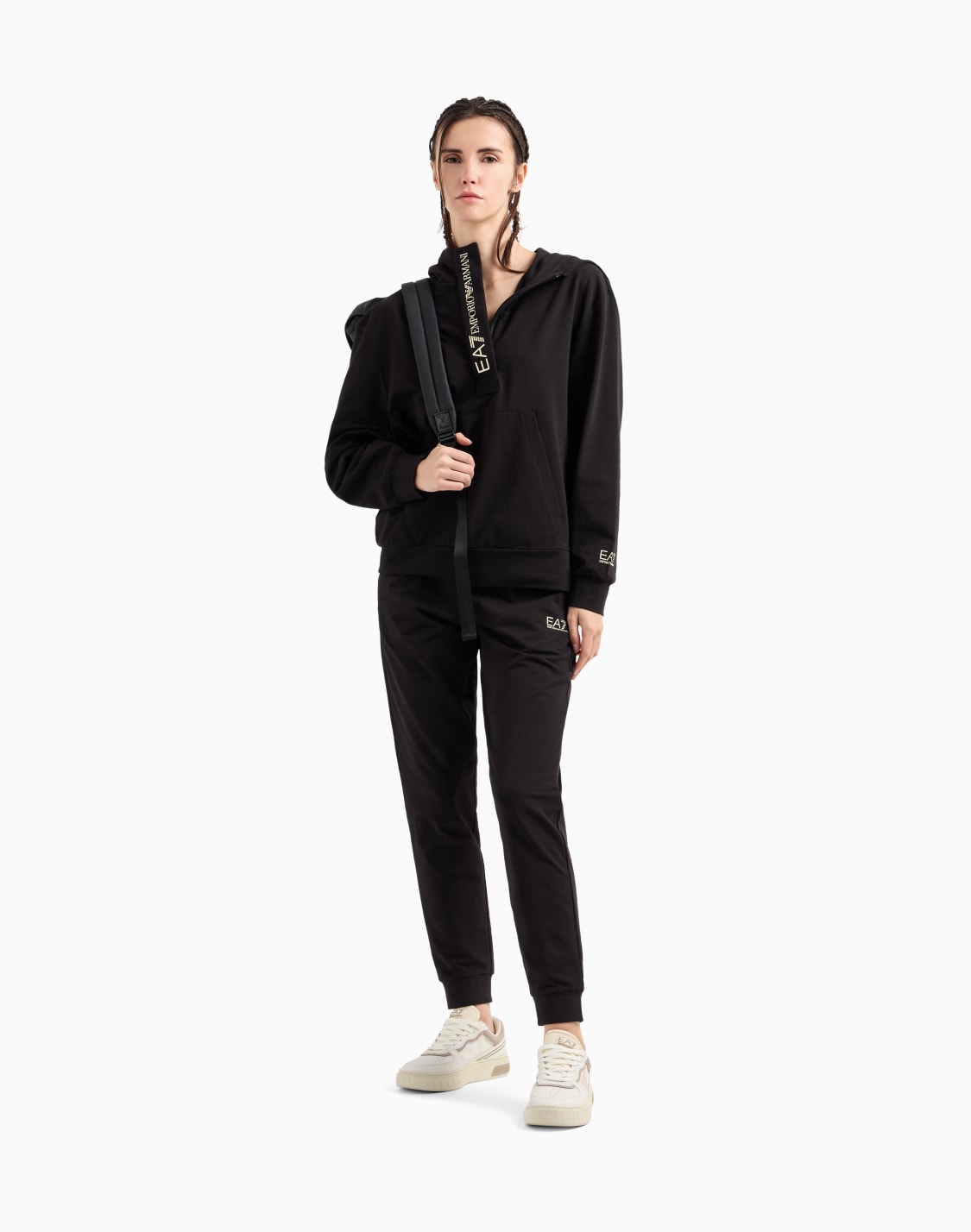 chndal-de-punto-de-algodn-elstico-con-capucha-negro--ea7