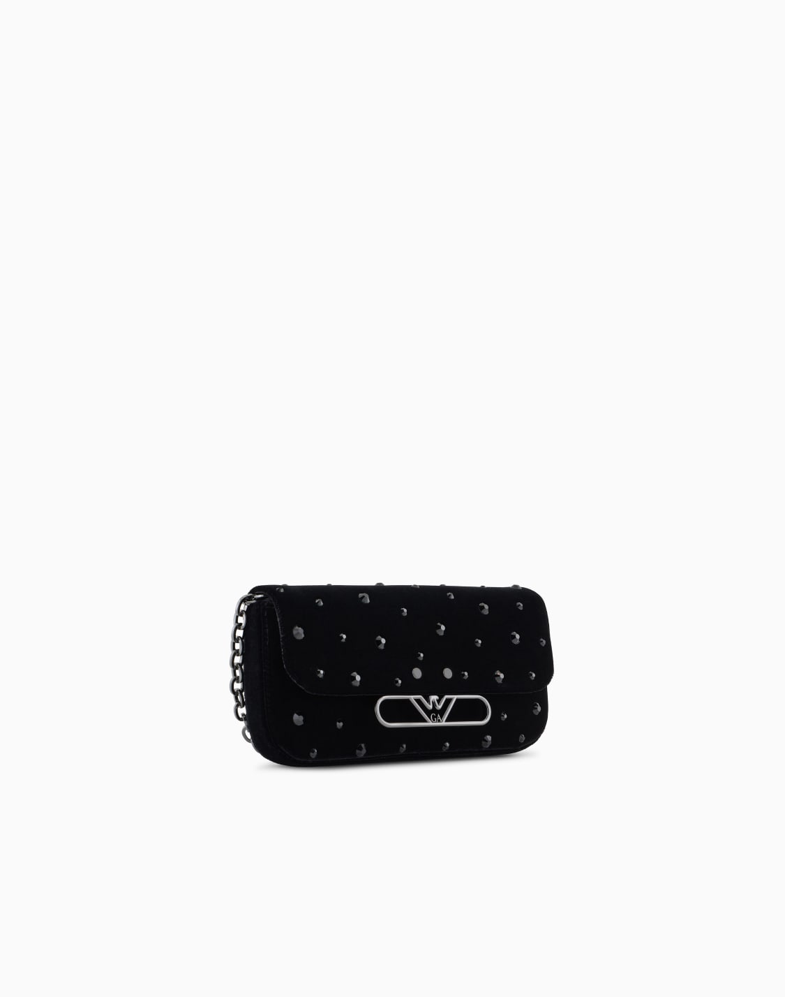 mini-bag-a-tracolla-in-velluto-con-strass-e-logo-aquila-in-metallo-nero--emporio-armani