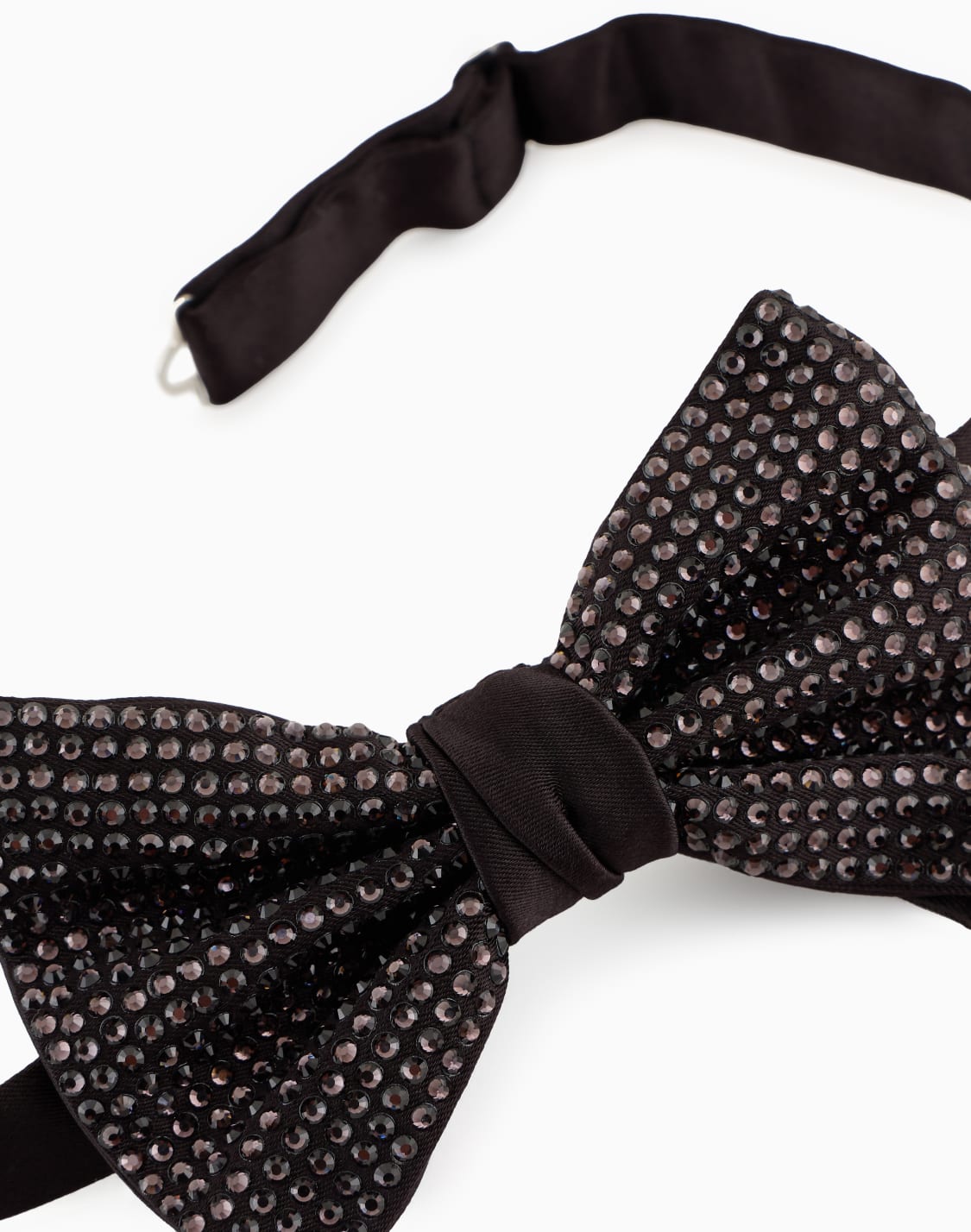 silk-and-rhinestone-knotted-bow-tie-black--giorgio-armani