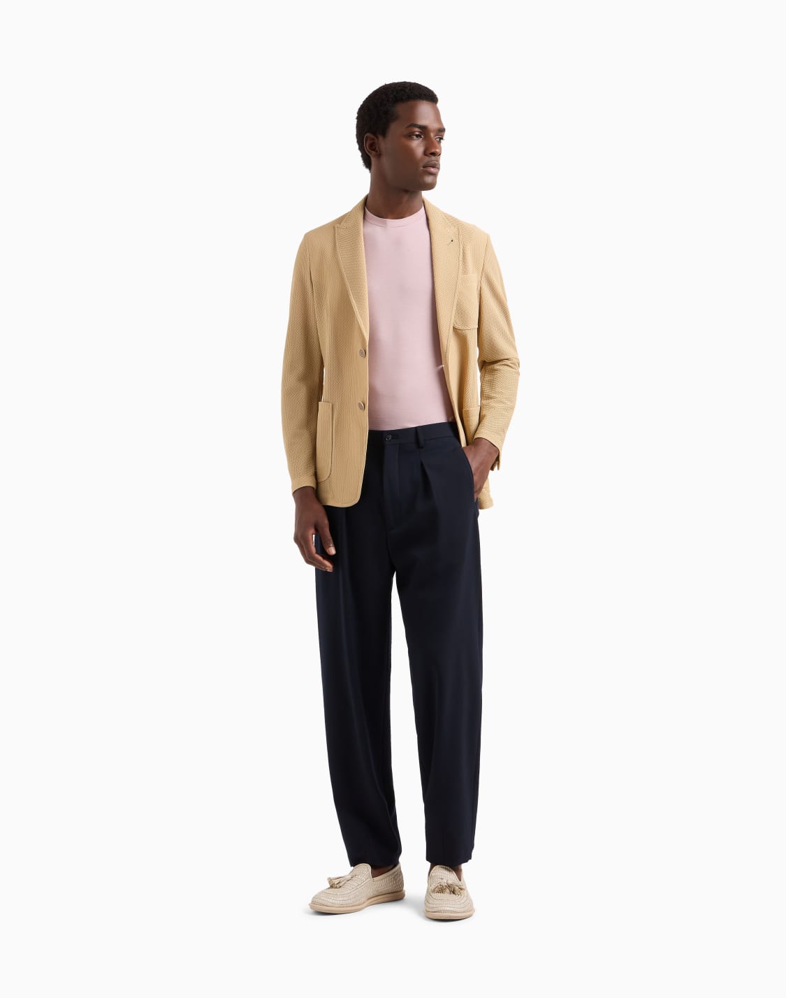 기능성-와플-패브릭-싱글-브레스트-재킷-베이지--giorgio-armani