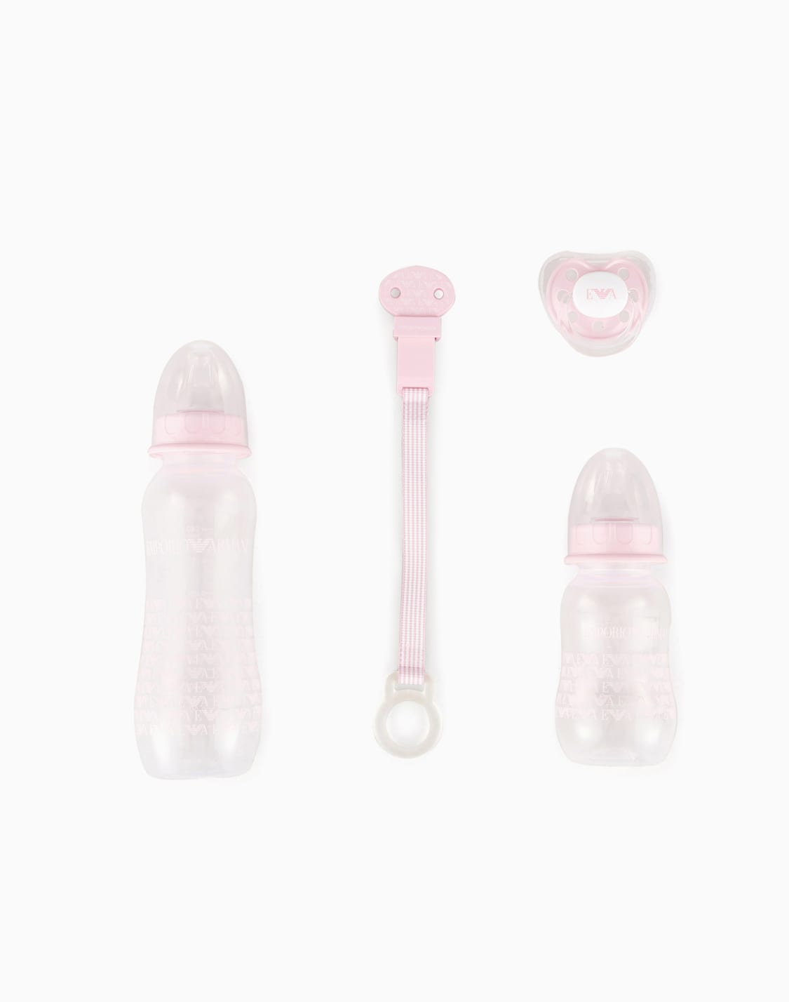 infant-care-set-with-two-bottles-dummy-and-clip-on-drawstring-pink--emporio-armani