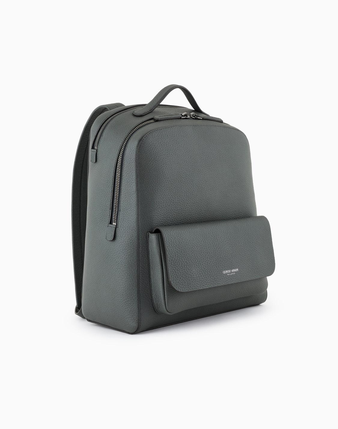 round-leather-backpack-green--giorgio-armani