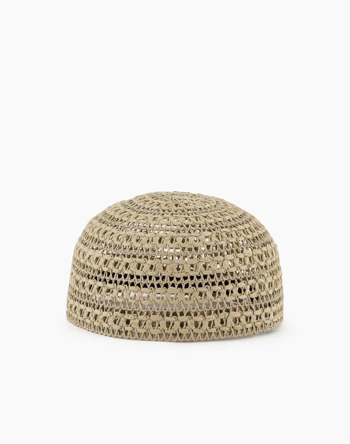calotta-in-fettuccia-intrecciata-beige--giorgio-armani