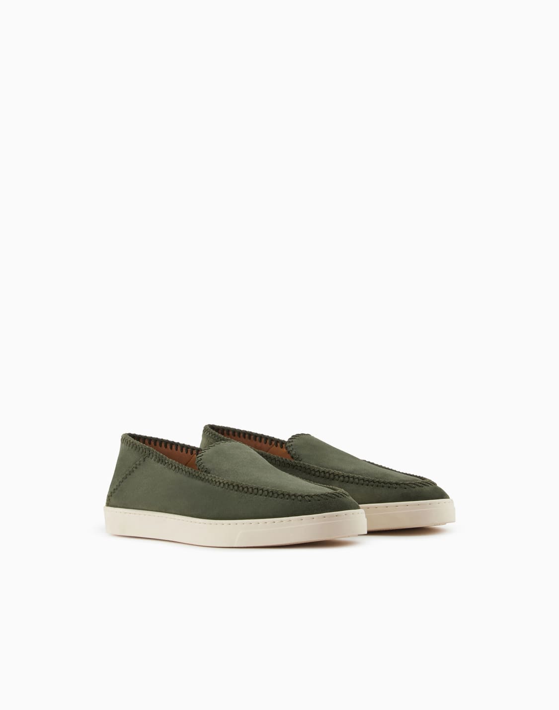 galleria-3-suede-slip-ons-green--giorgio-armani