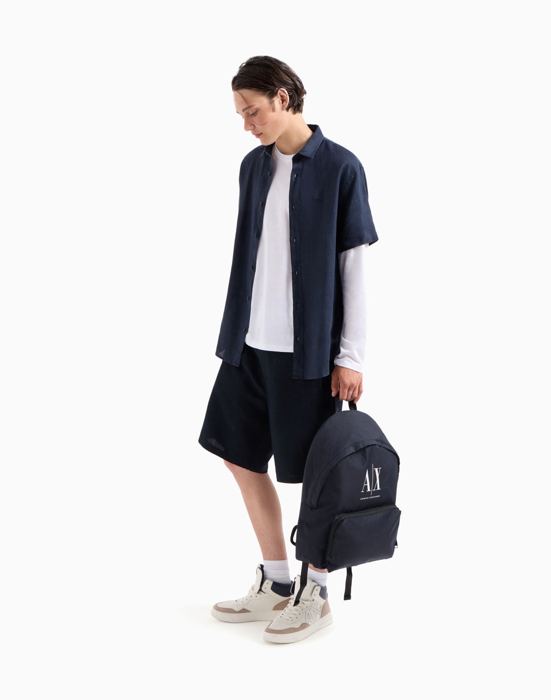 regular-fit-cotton-shirt-네이비-블루--armani-exchange