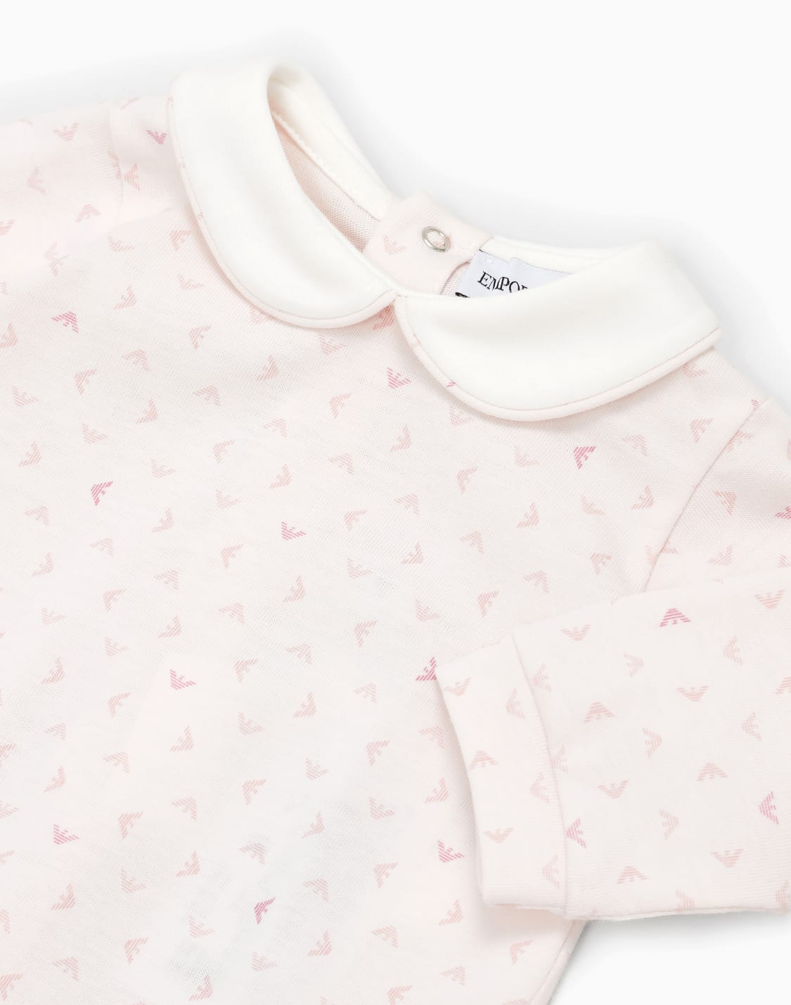 onesie-with-peter-pan-collar-and-all-over-op-art-eagle-pink--emporio-armani