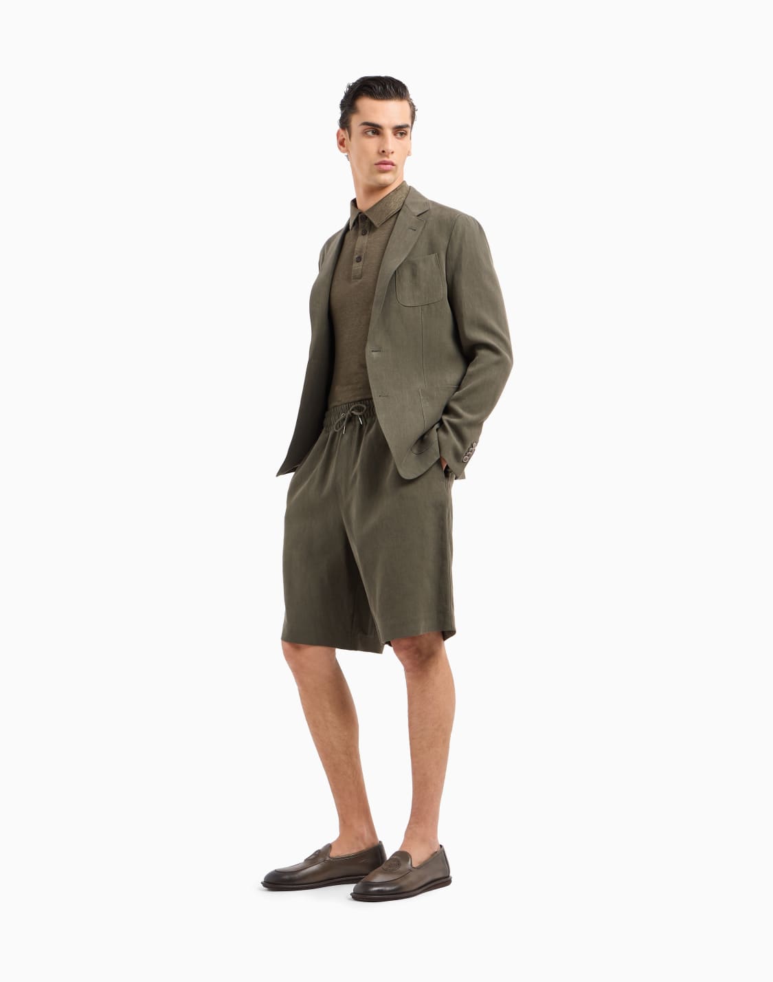 short-sleeved-polo-shirt-in-pure-linen-jersey-green--giorgio-armani