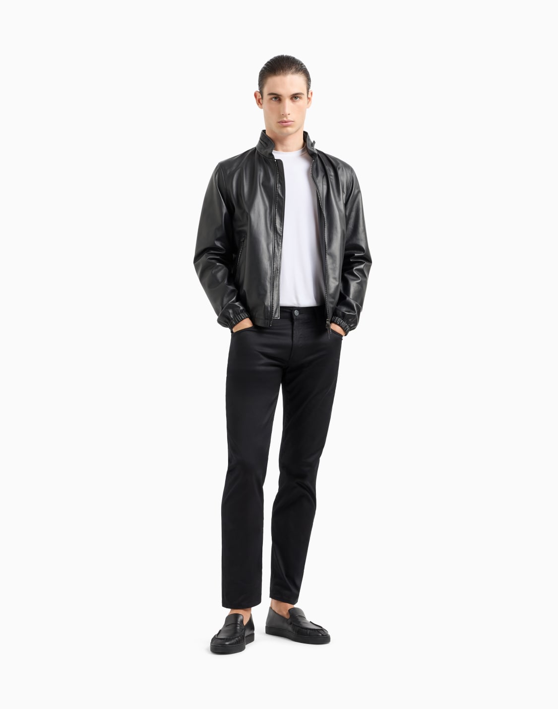 regular-fit-five-pocket-trousers-in-stretch-cotton-black--giorgio-armani