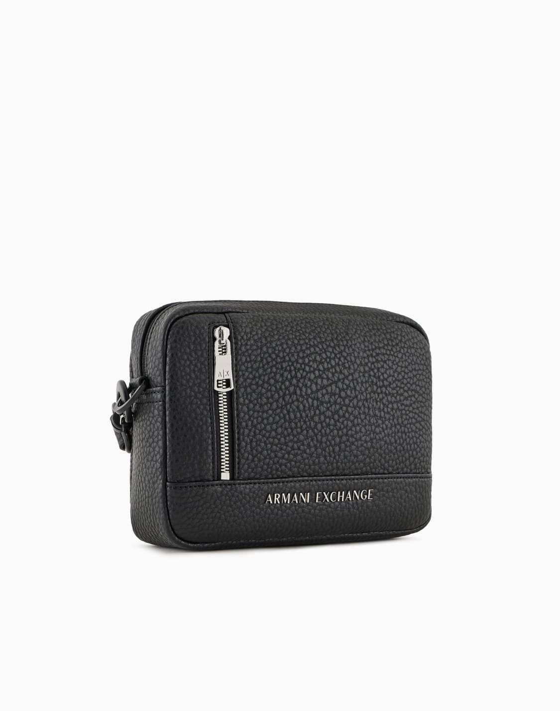 axロゴ-ミニショルダバッグ-ブラック--armani-exchange