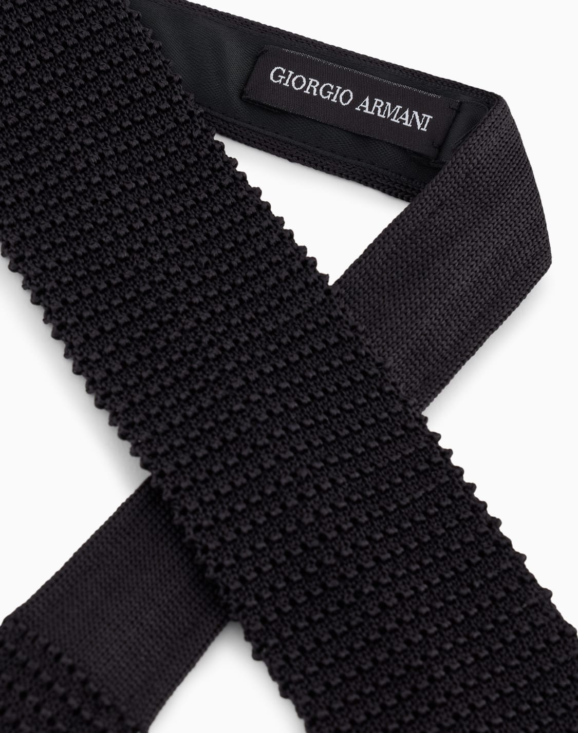 ネクタイ-シルクトリコット-ブル--giorgio-armani