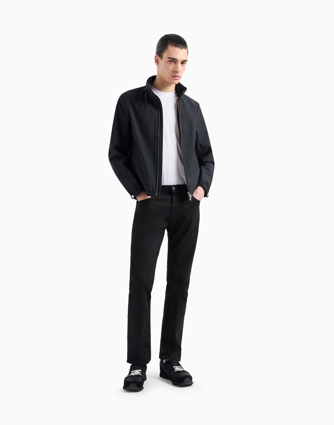 j45-regular-fit-washed-twill-105-oz-comfort-denim-jeans-black--emporio-armani