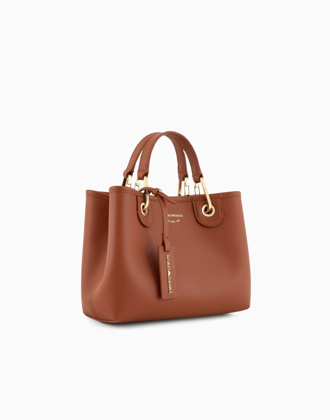 shopper-myea-stampa-cervo-marrone--emporio-armani