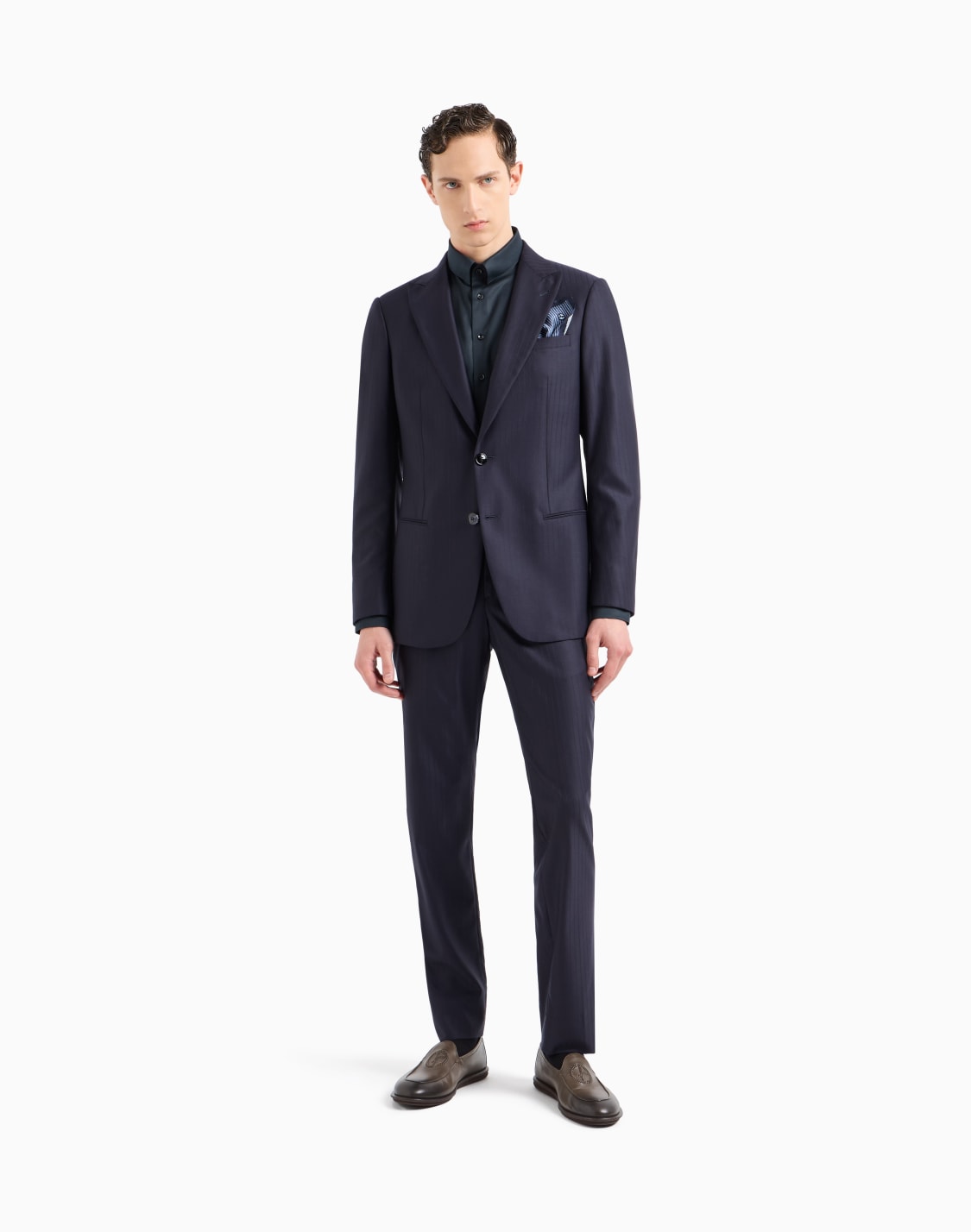 chemise-en-serg-de-coton-luxury-bleu-marine--giorgio-armani