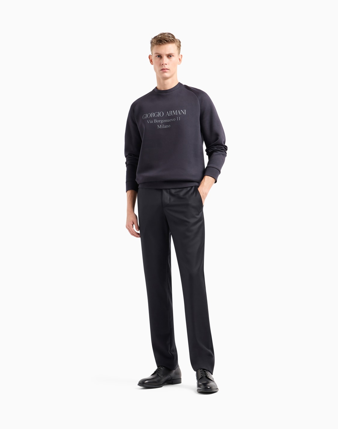 borgonuovo-11-sweatshirt-in-cotton-double-jersey-navy-blue--giorgio-armani