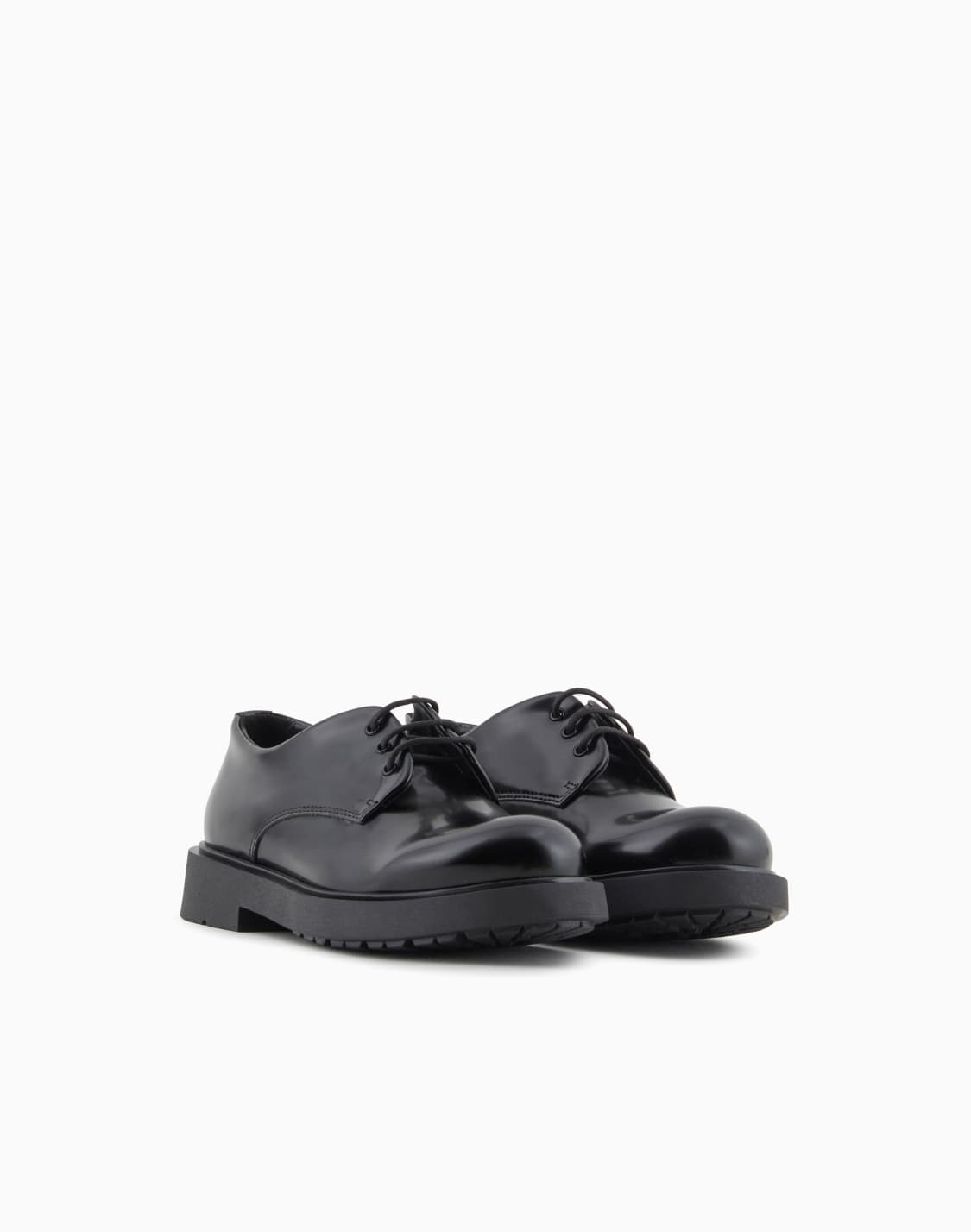 stringate-in-materiale-abrasivato-nero--emporio-armani