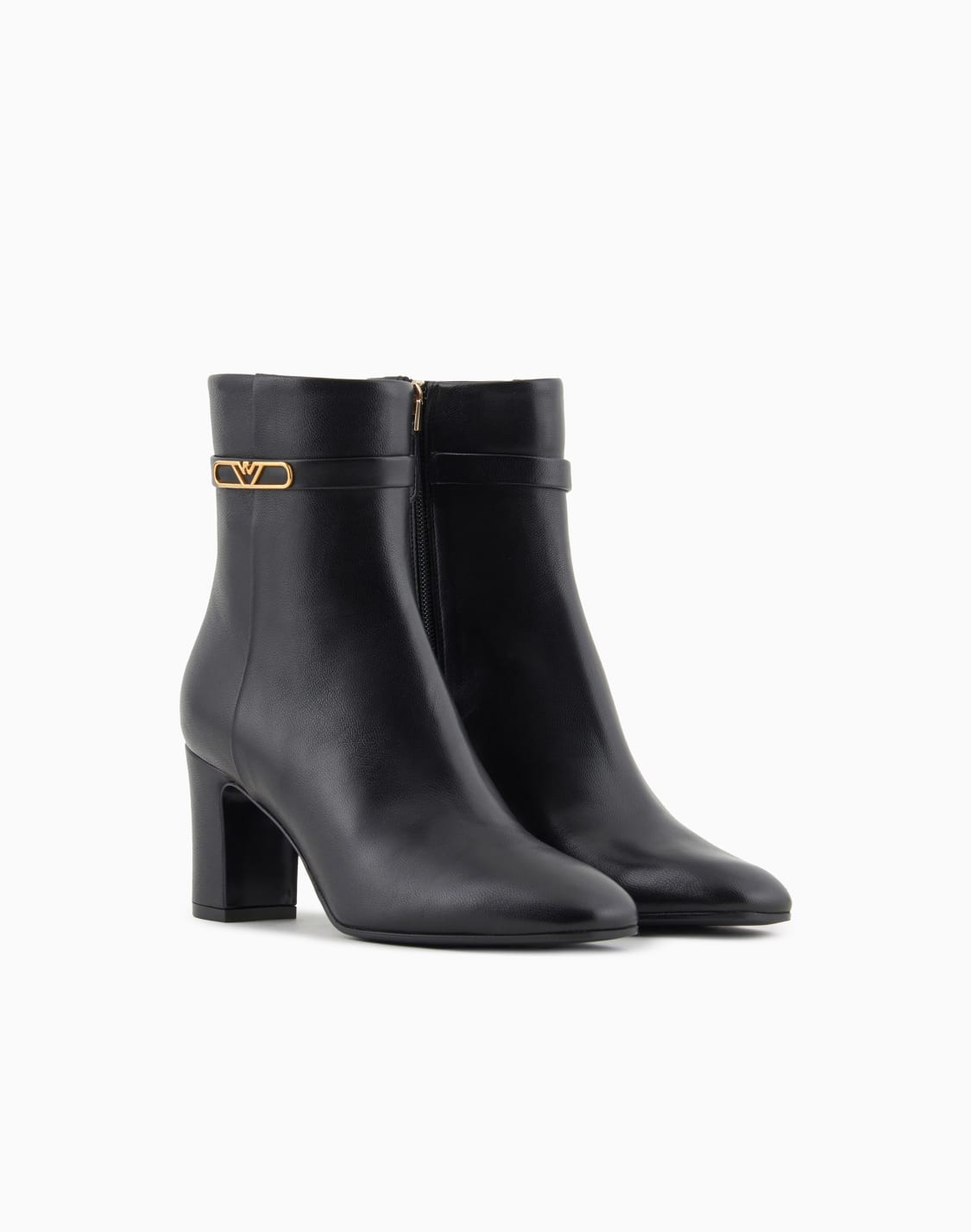 nappa-leather-high-heeled-ankle-boots-with-eagle-plate-black--emporio-armani