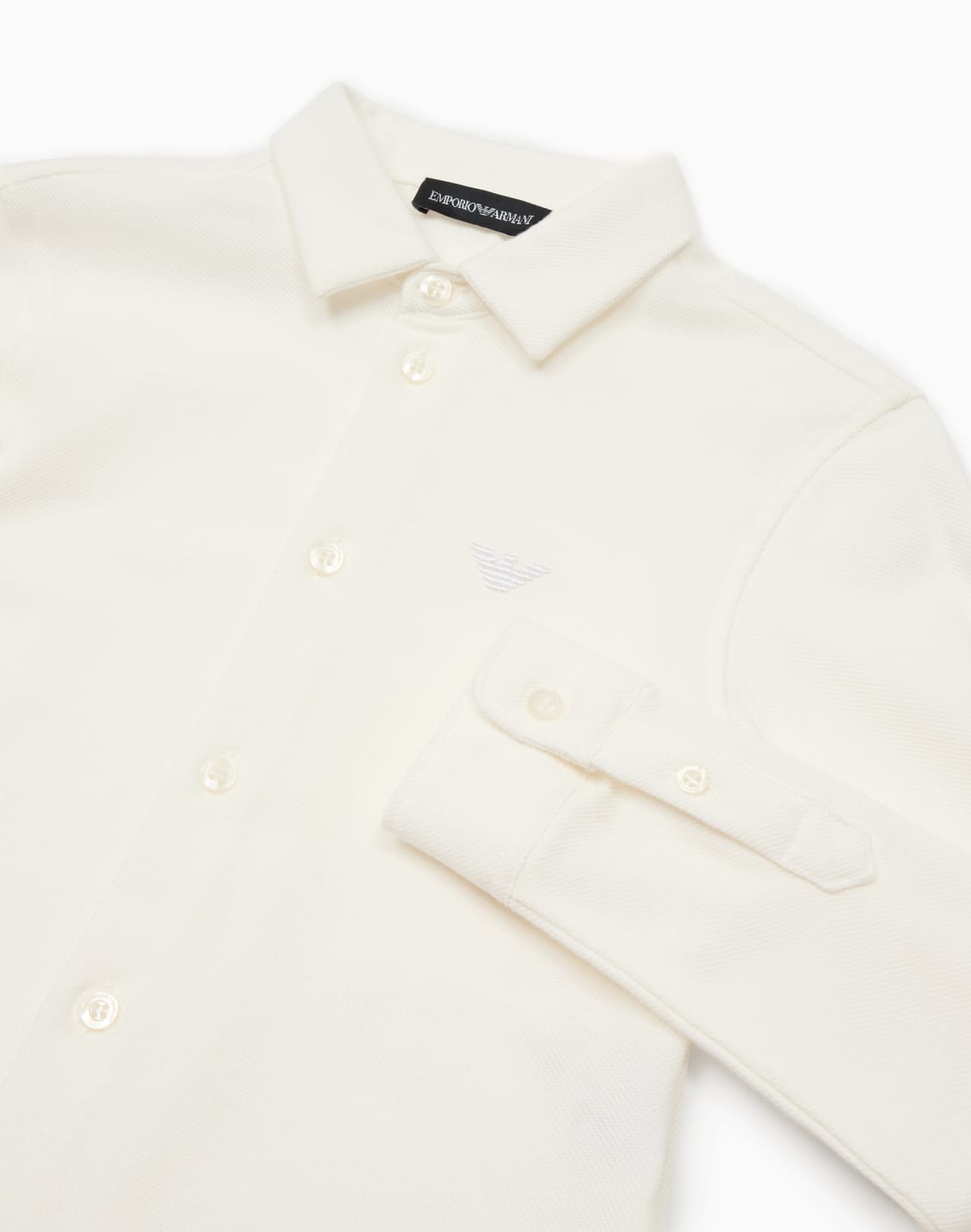 camicia-in-piquet-con-ricamo-aquila-bianco--emporio-armani