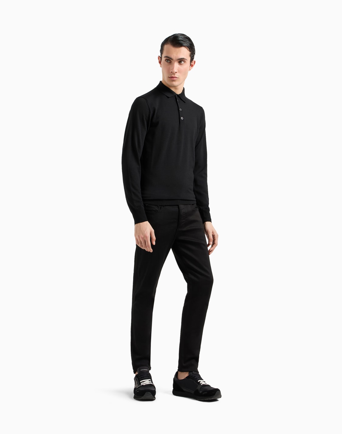 pantalon-coupe-slim-j06-en-gabardine-stretch-confortable-noir--emporio-armani