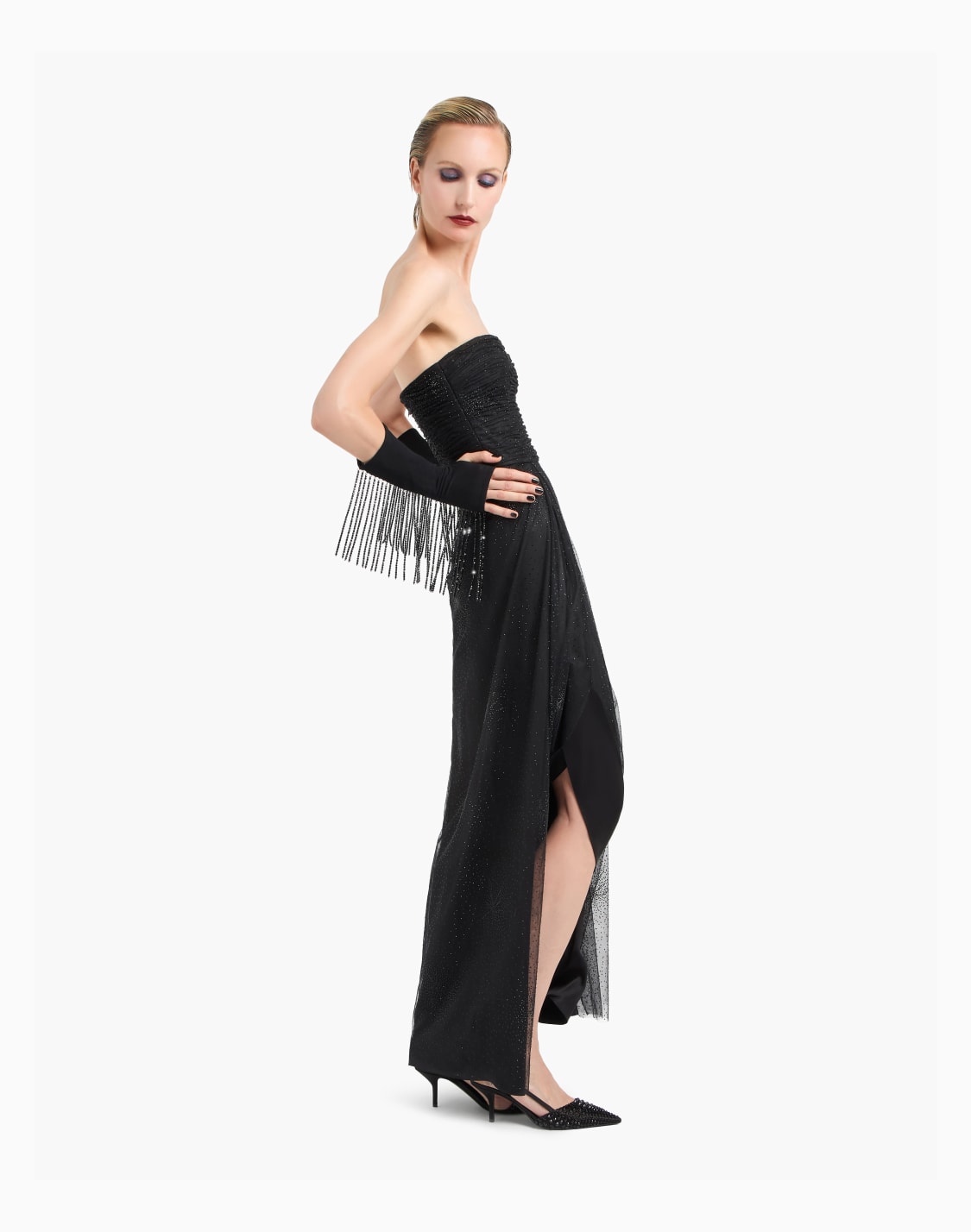 silk-blend-long-bustier-dress-with-rhinestone-embroidery-patterned--giorgio-armani