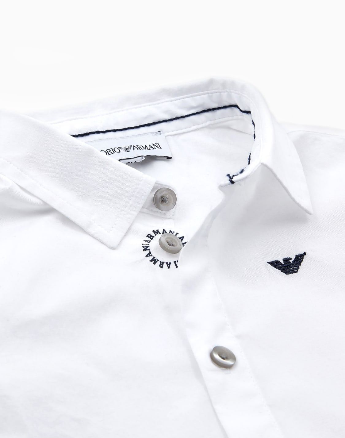 camisa-de-algodn-elstico-con-bordado-de-guila-blanco--emporio-armani