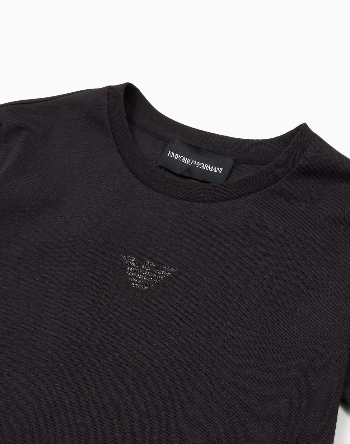 jersey-t-shirt-with-glitter-eagle-navy-blue--emporio-armani