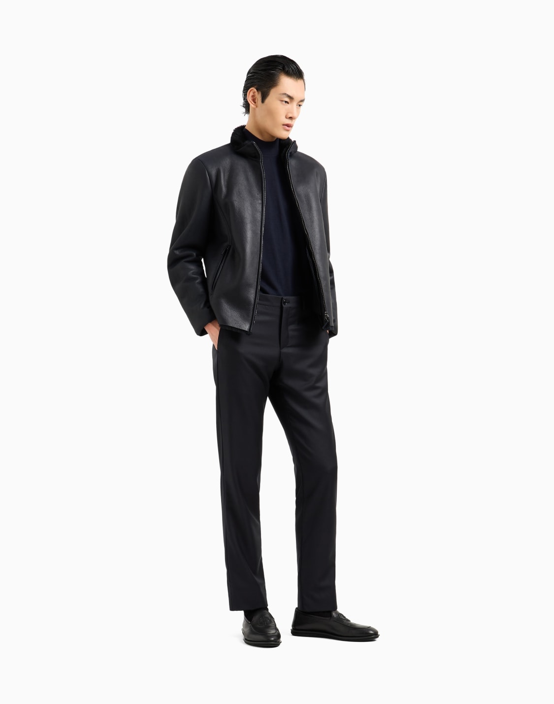 モックネックセタ-バジンウル製-ネイビブル--giorgio-armani