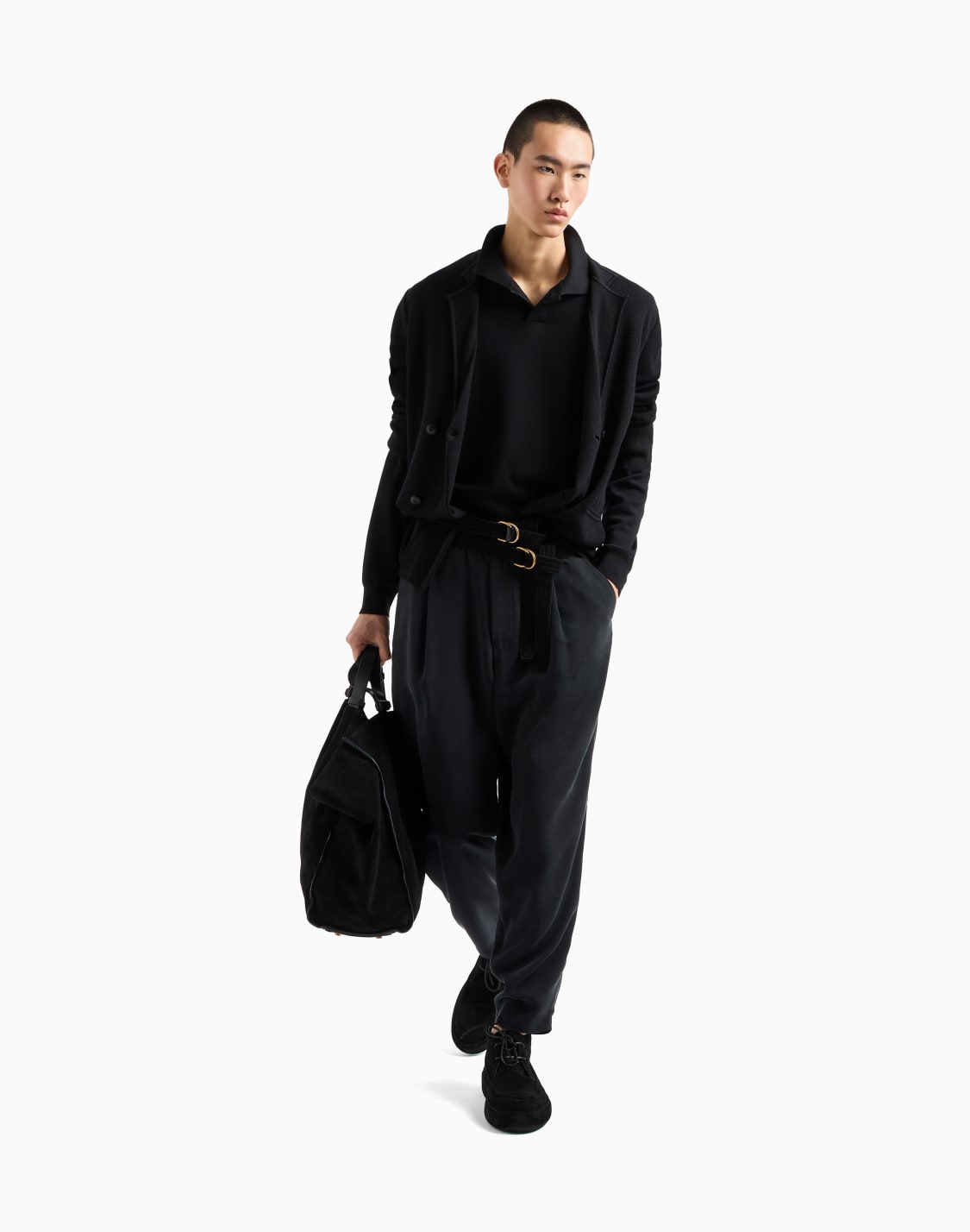 long-sleeved-polo-shirt-in-stitched-wool-black--giorgio-armani