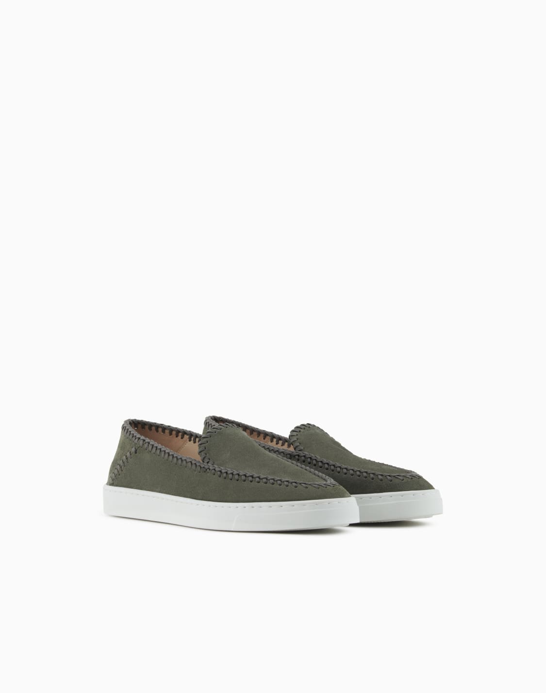 galleria-3-suede-slip-ons-green--giorgio-armani