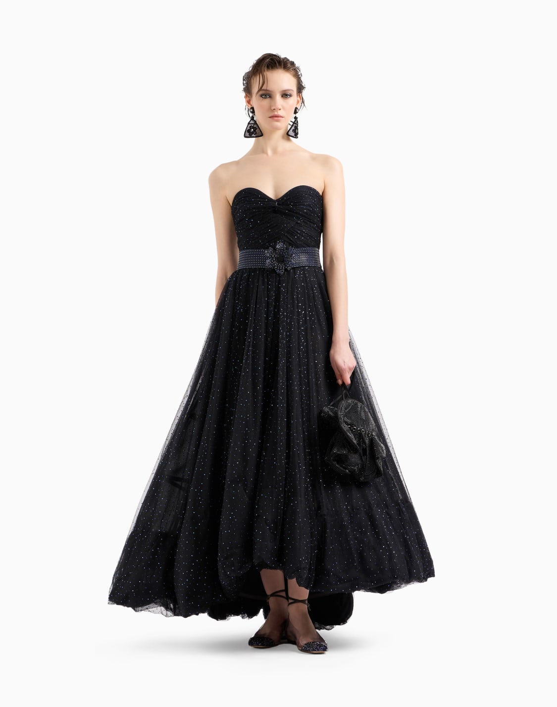 vestido-largo-tipo-bustier-de-tul-con-bordado-de-strass-negro--giorgio-armani