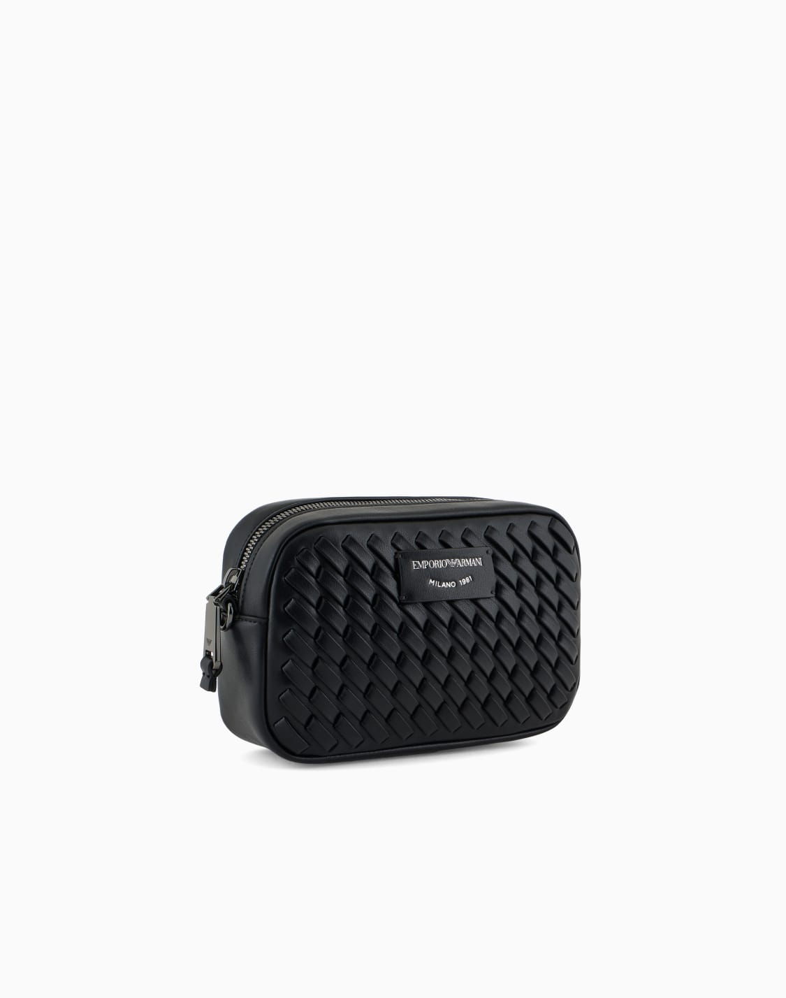 funda-para-cmara-de-piel-trenzada-con-bandolera-de-cadena-negro--emporio-armani