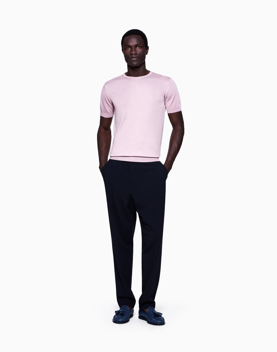 short-sleeved-crew-neck-jumper-in-silk-and-cotton-pink--giorgio-armani