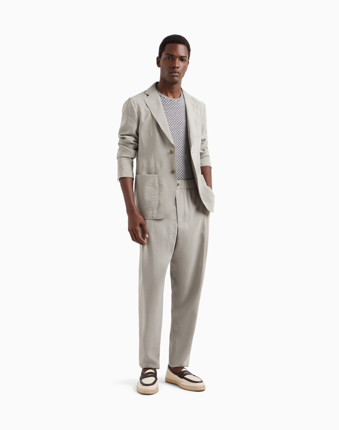 pantalones-con-una-pinza-en-mezcla-de-seda-lavada-verde--giorgio-armani