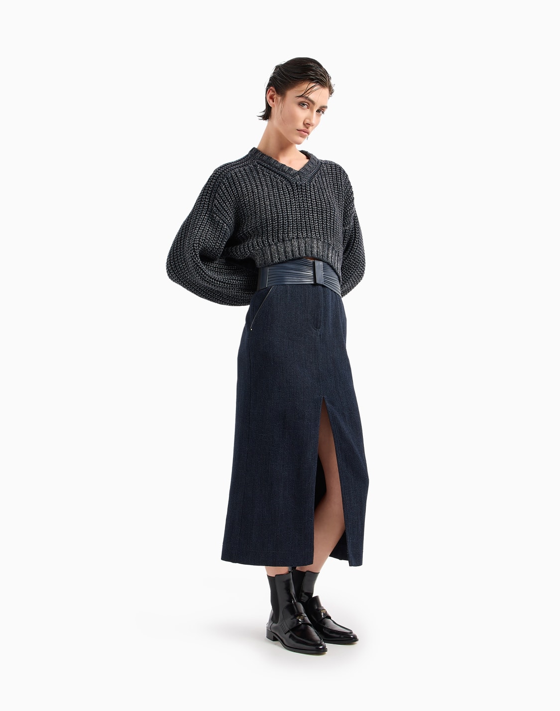 denim-collection-gonna-longuette-in-denim-di-cotone-e-lana-blu--giorgio-armani