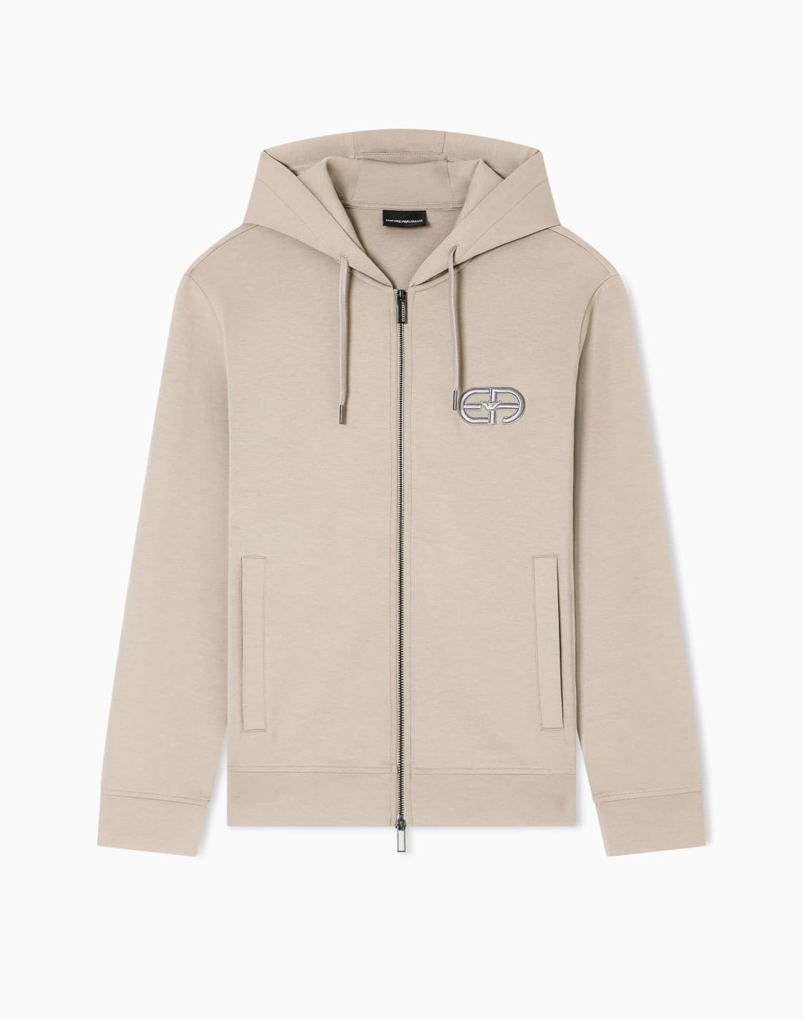 sweat-shirt-capuche-fermeture-zippe-en-jersey-double-avec-logo-ea-brod-en-relief-beige--emporio-armani