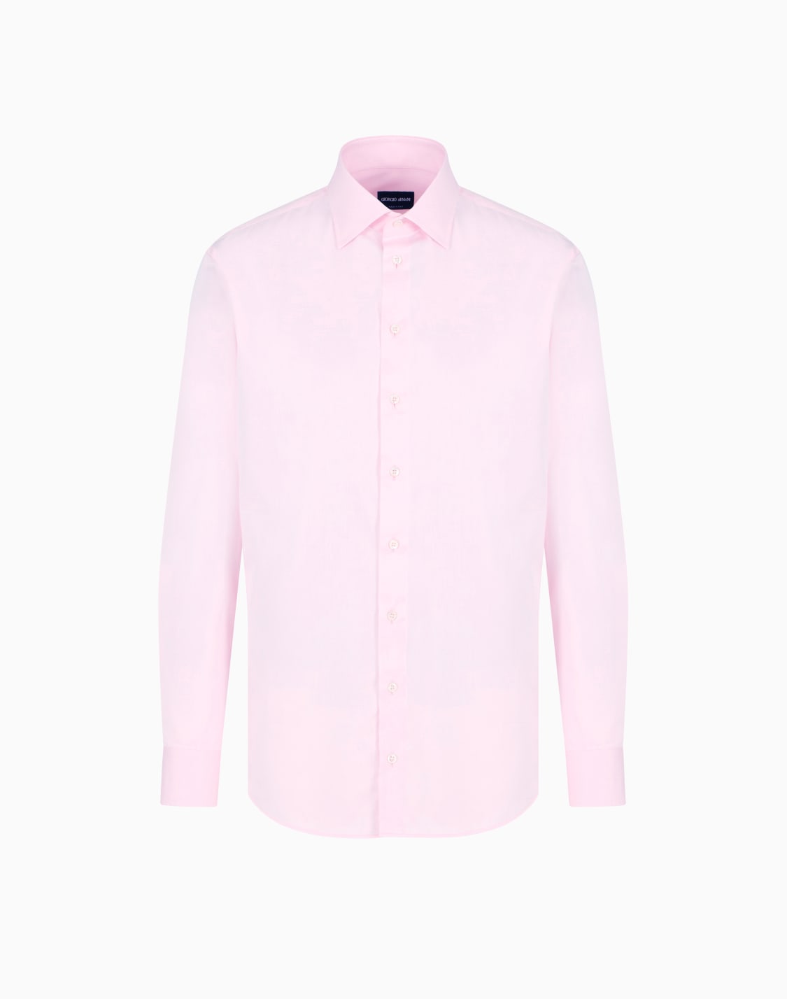 レギュラフィットシャツ-コットンツイル-ピンク--giorgio-armani