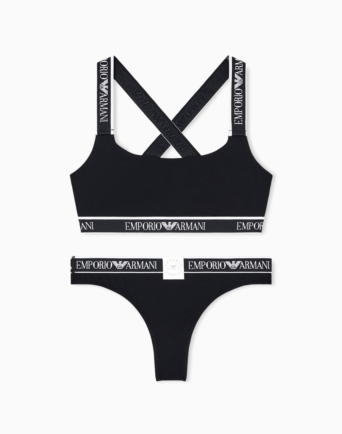 asv-アイコニック-ブラレットブラジリアンショツセット-オガニックコットン-ロゴバンド-ブラック--emporio-armani