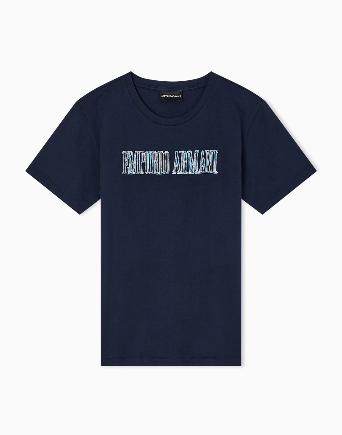 asv-organic-jersey-t-shirt-with-multicoloured-logo-embroidery-navy-blue--emporio-armani