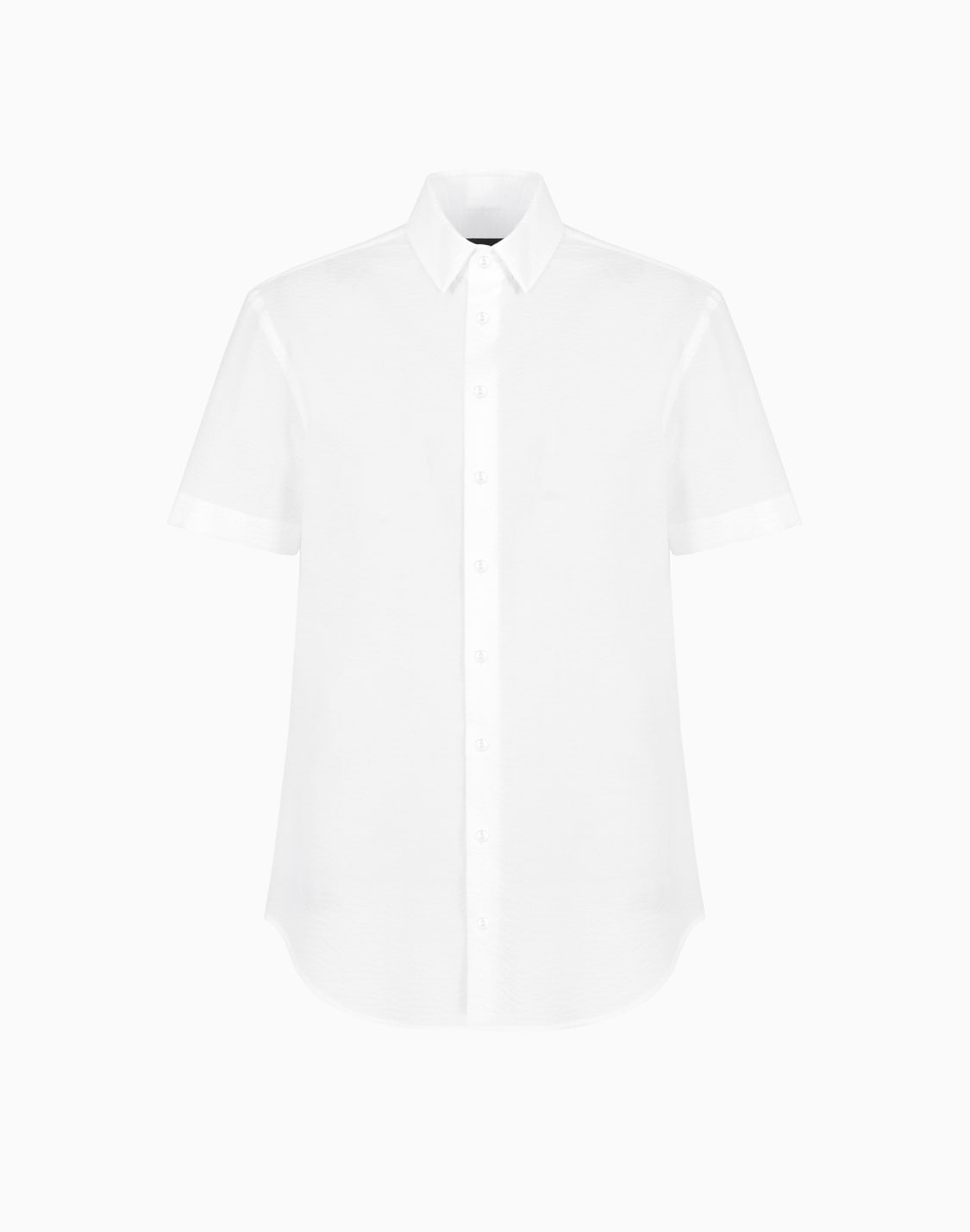 short-sleeved-cotton-seersucker-shirt-white--giorgio-armani