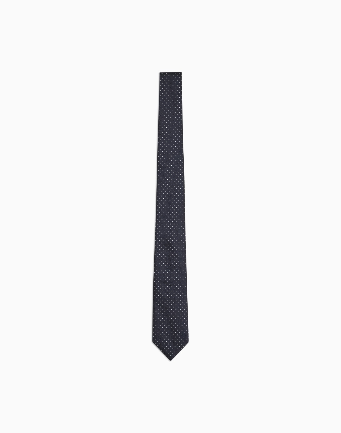 ネクタイ-シルクジャカド-マイクロポルカドット-ブル--giorgio-armani