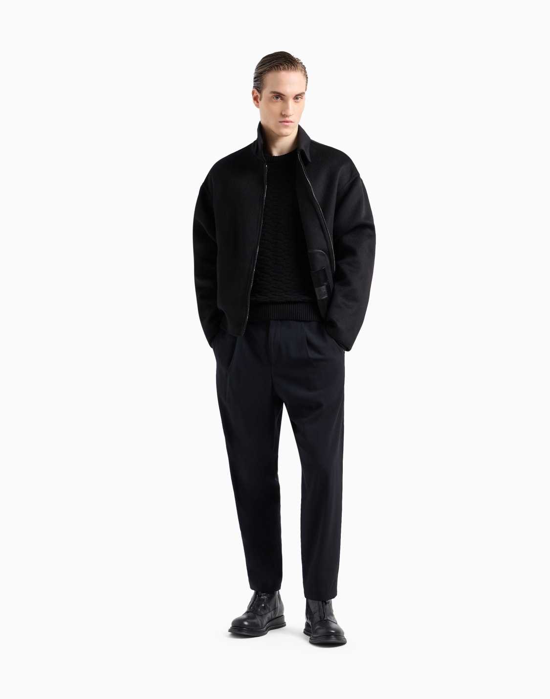 double-cashmere-cloth-blouson-black--giorgio-armani